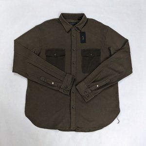 $275 Rag & Bone Men`s Knit Engineered Jack Shirt Size XL Long Sleeve